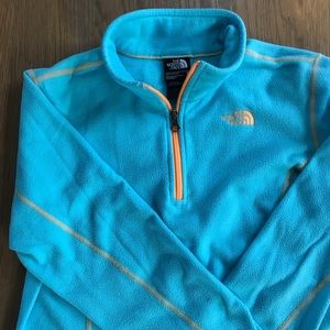 North Face zip-neck fleece pullover